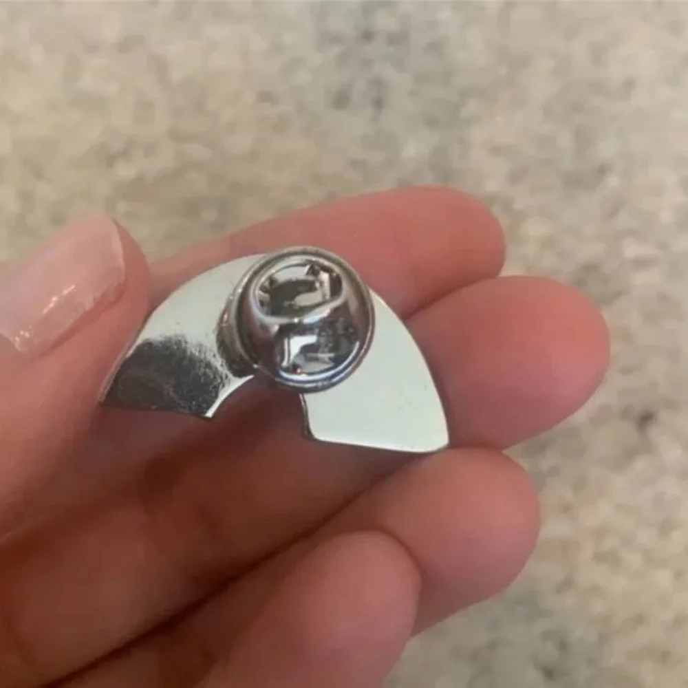 Rainbow Zara Silver Pin Brooch